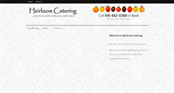 Desktop Screenshot of heirloomcateringlondon.com